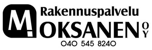 Rakennuspalvelu M. Oksanen Oy:n logo